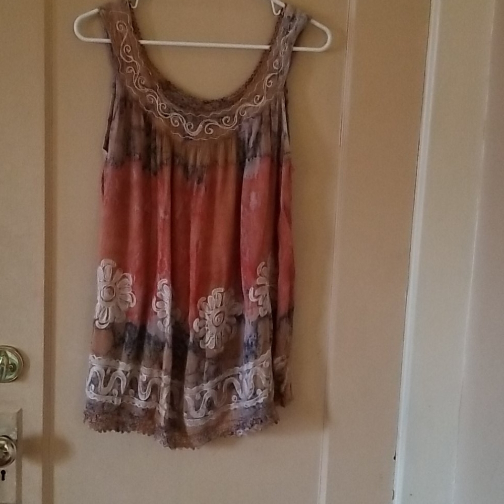 Gorgeous Boho thick Strap top